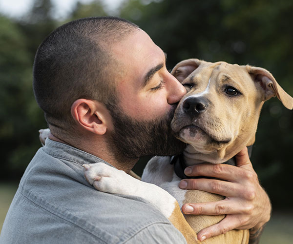 MAn-With dog